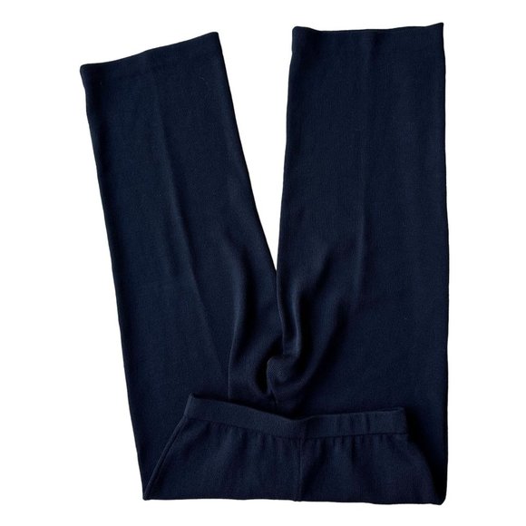 St John Collection Pants Size 10  Black Elastic Stretch Waist High Rise … - Picture 3 of 11